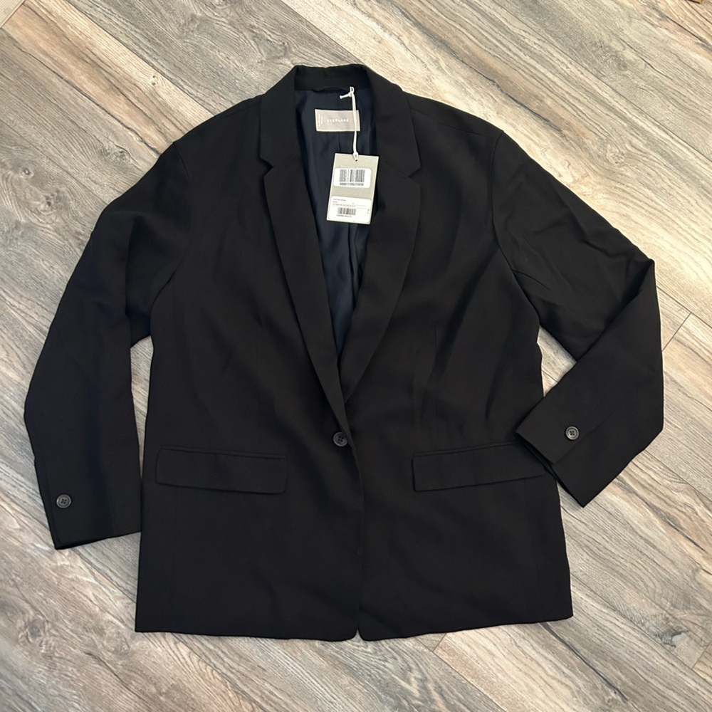 NWT everlane black woman’s the easy blazer size 8